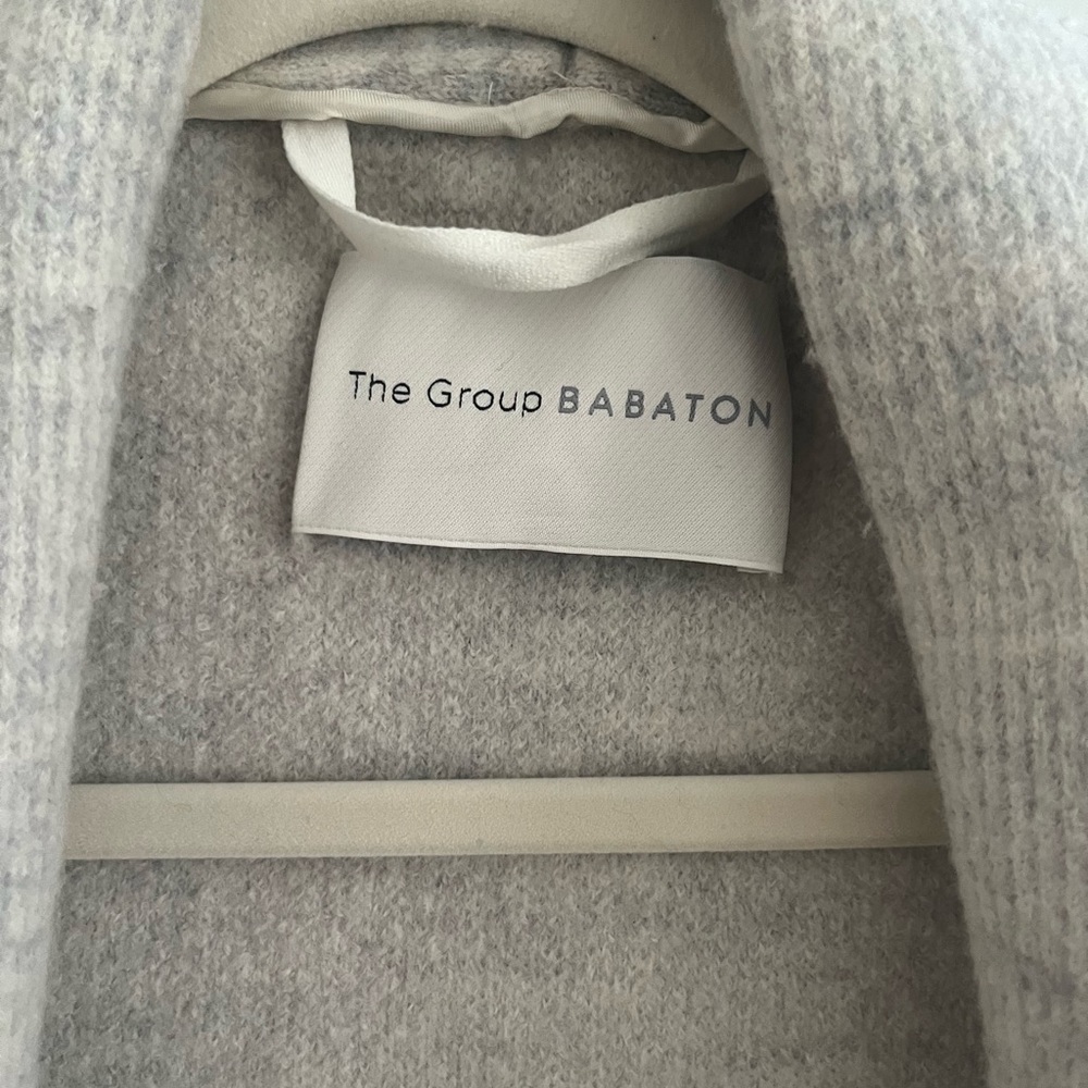 Aritzia boiled merino wool coat